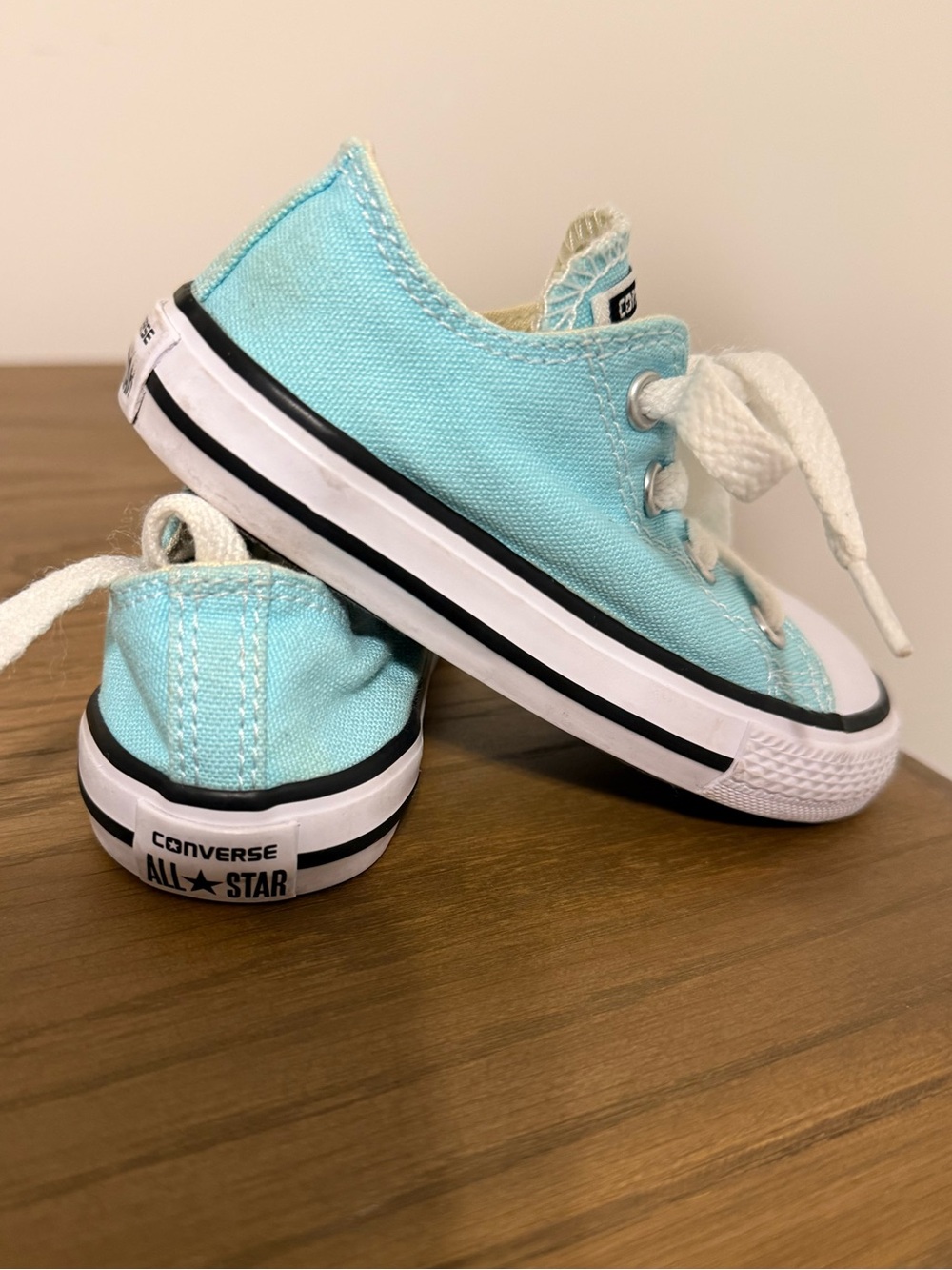 Converse Kids Light Aqua Low Top Sneakers